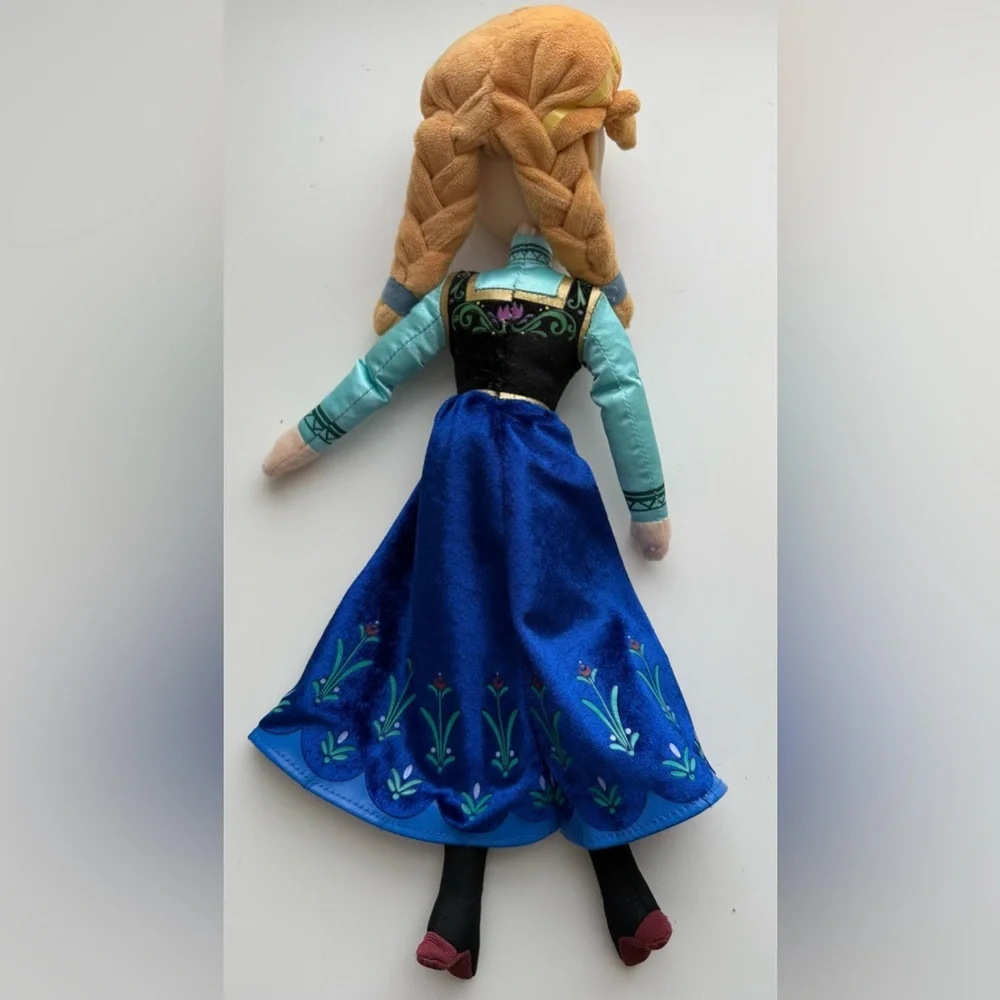 14” Disney Frozen Princess Anna Hard Headed Plush Doll - Picture 3 of 9